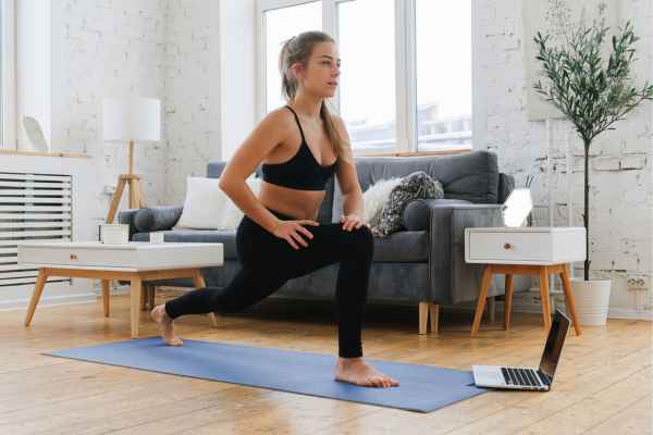 Woman exercising confidently after femiwand treatment Cheltenham